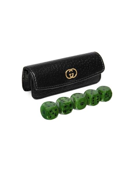 Gucci marble dice set